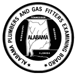 Alabama Plumbers and Gas Fitters Examining Board Seal